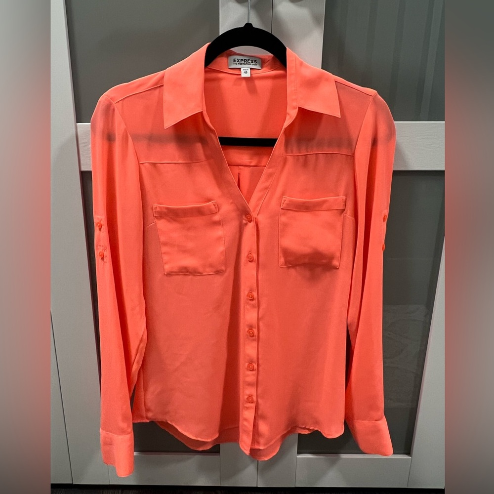 Express Portofino Shirt (Bright Salmon)